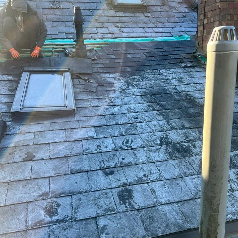 Slate roof repair by Country Roofing, Oxfordshire & The Cotswolds