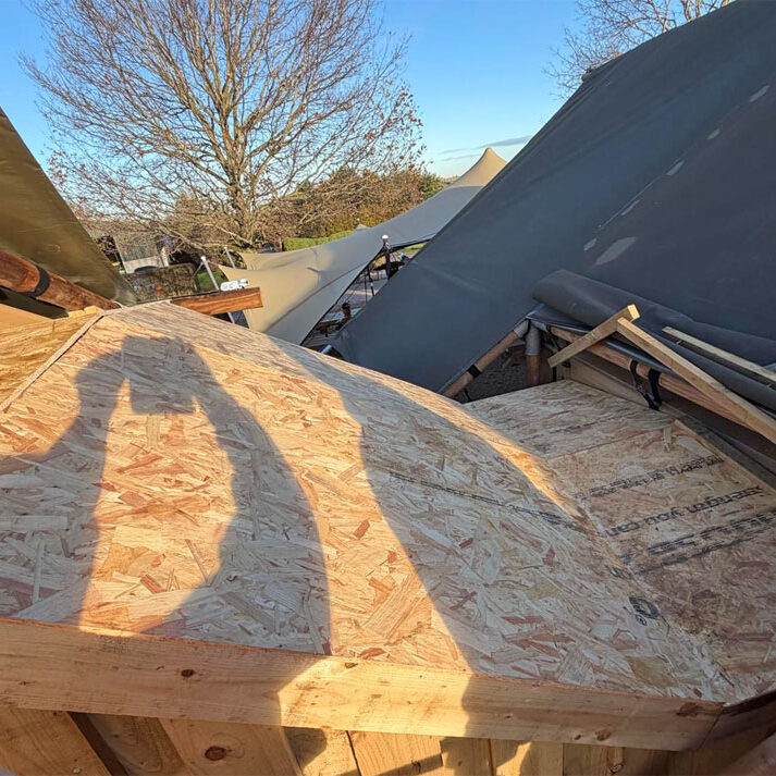 Felt Roof Repair, Moreton-in-Marsh, Gloucestershire. Country Roofing Ltd